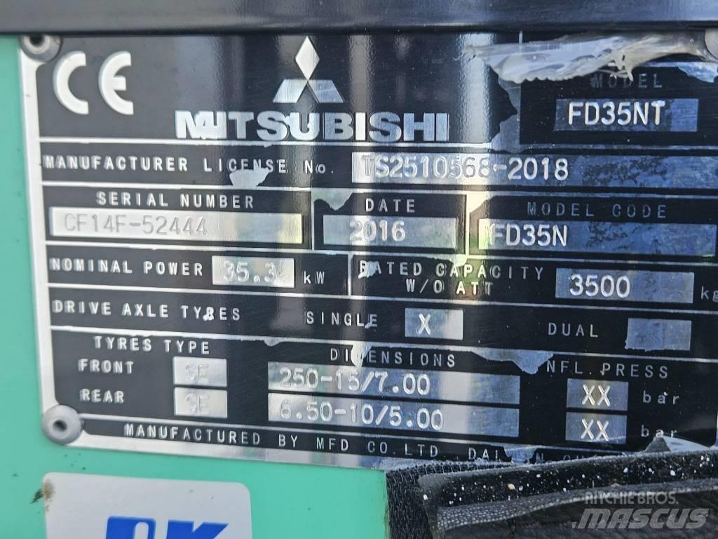 Mitsubishi FD35N Diesel heftrucks