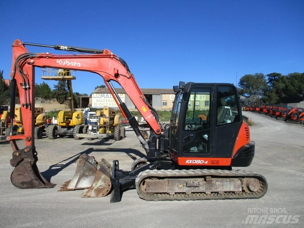 Kubota KX 080-4 Midibagger  7t - 12t