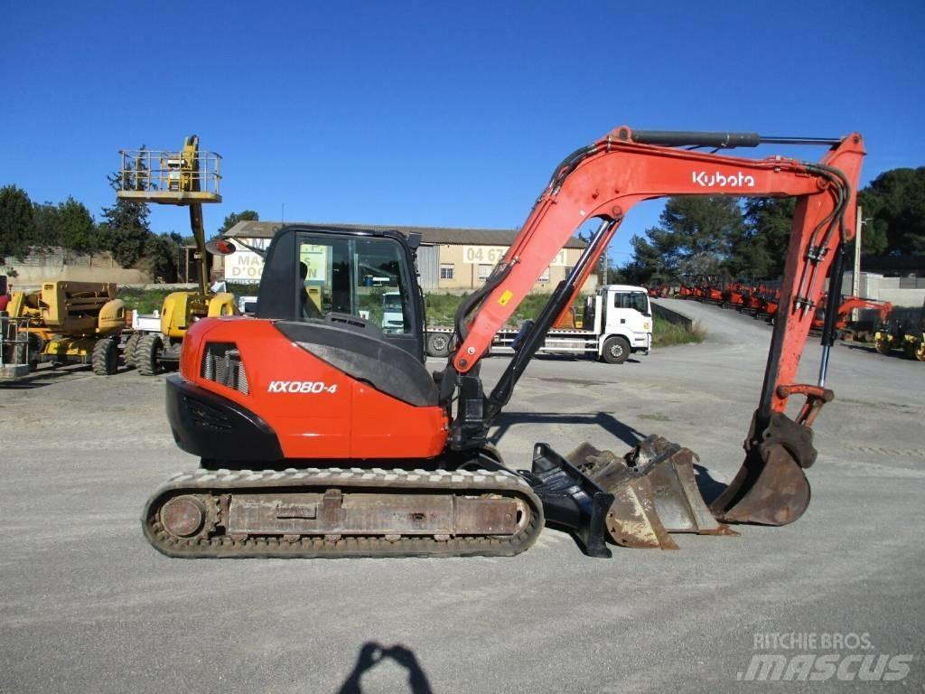 Kubota KX 080-4 Midibagger  7t - 12t