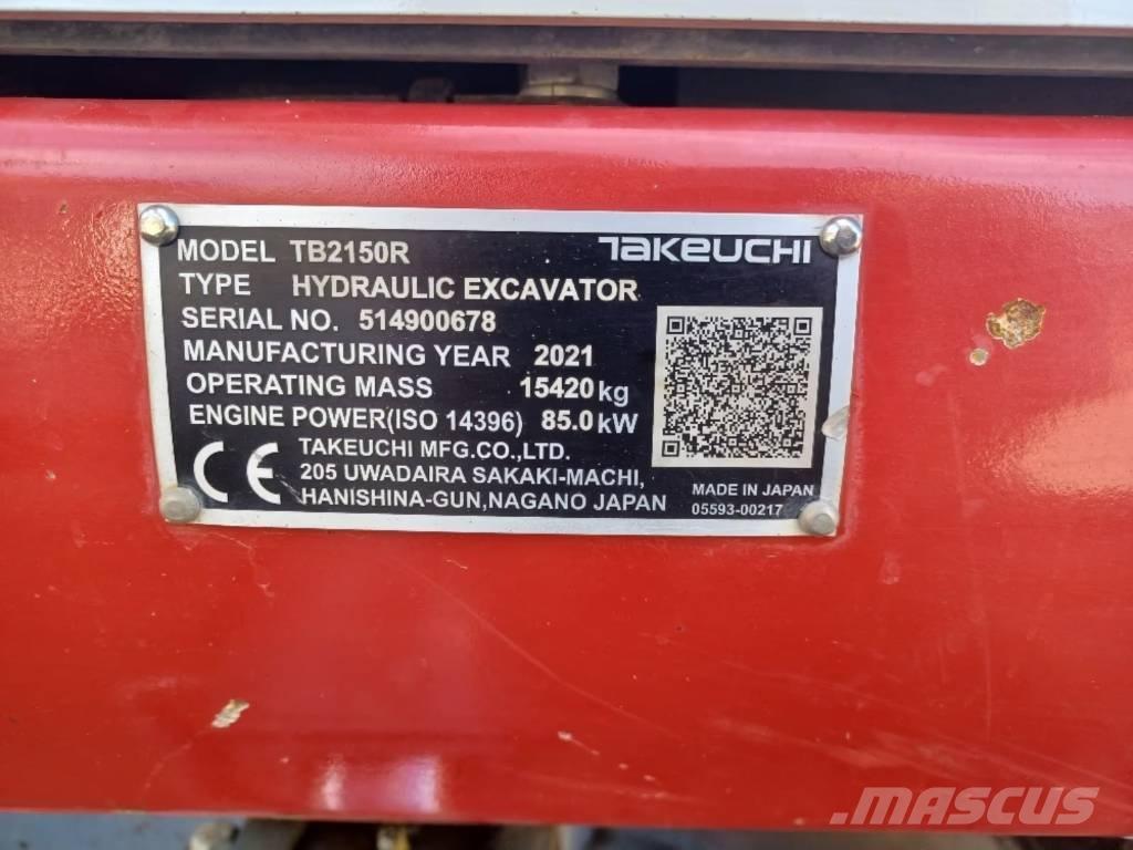 Takeuchi TB 2150 R Raupenbagger