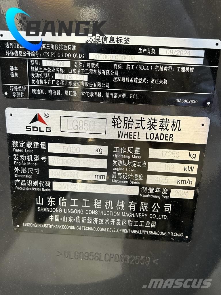 SDLG LG 956 L Radlader