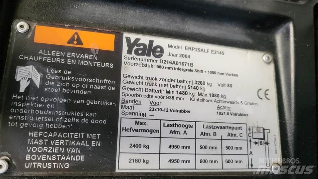 Yale ERP25ALF Elektrische heftrucks