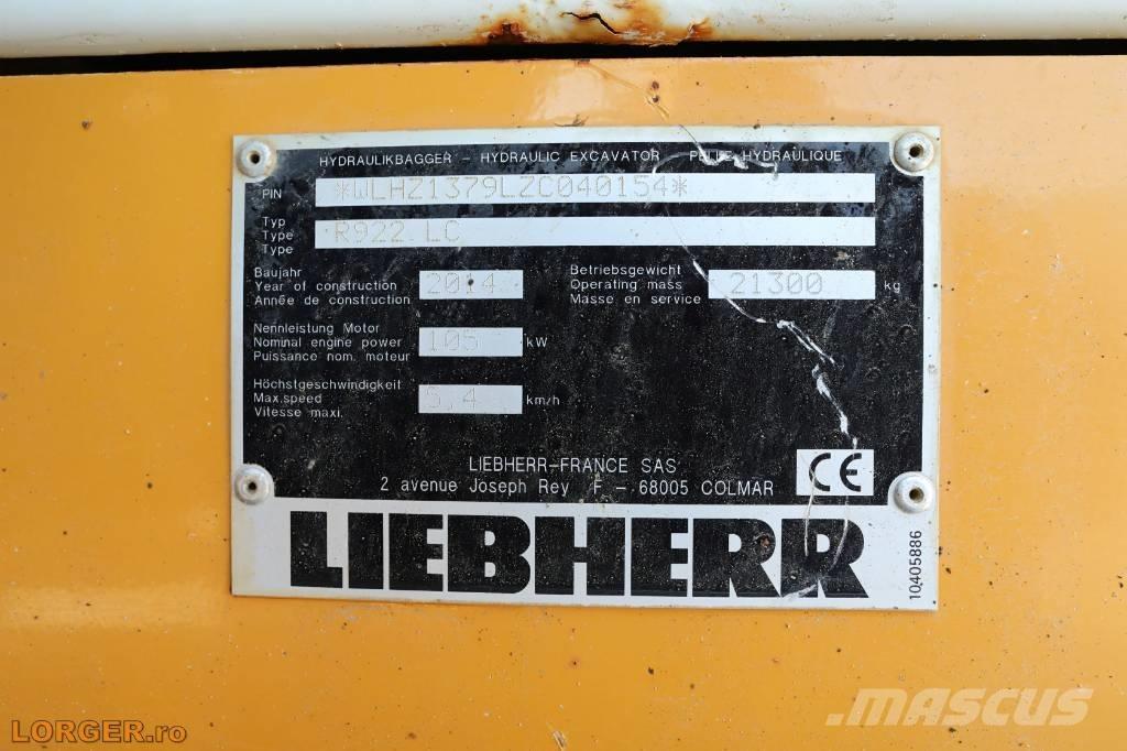 Liebherr R 922 LC Raupenbagger