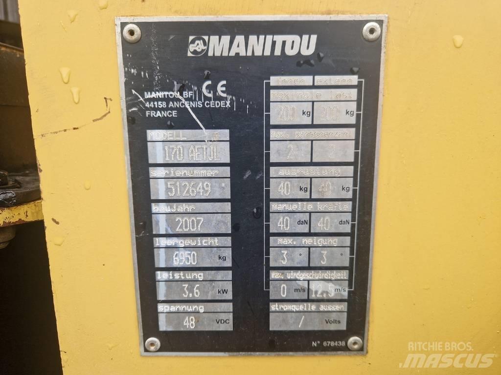 Manitou 170AETJL Gelenkteleskoparbeitsbühnen