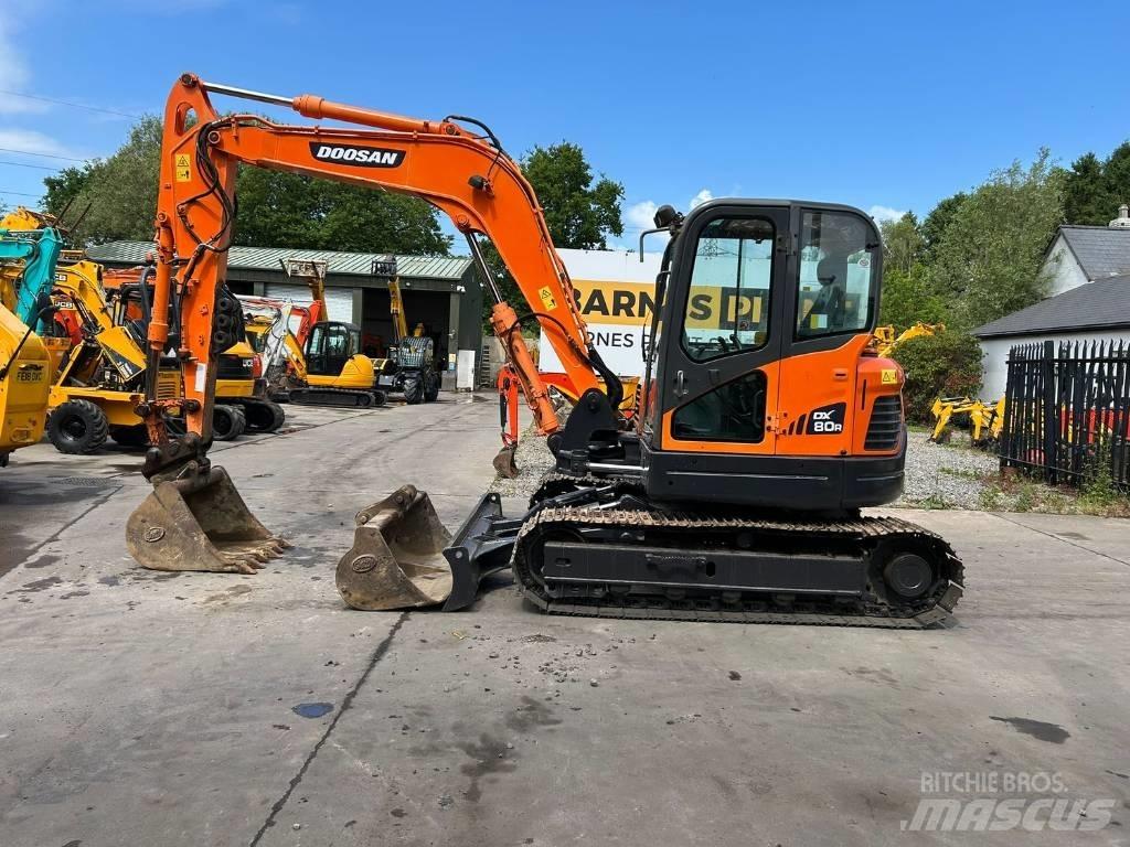 Doosan DX 80 R Midibagger  7t - 12t