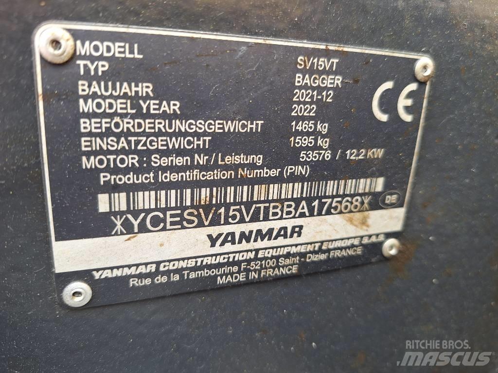 Yanmar SV 15 Minibagger < 7t