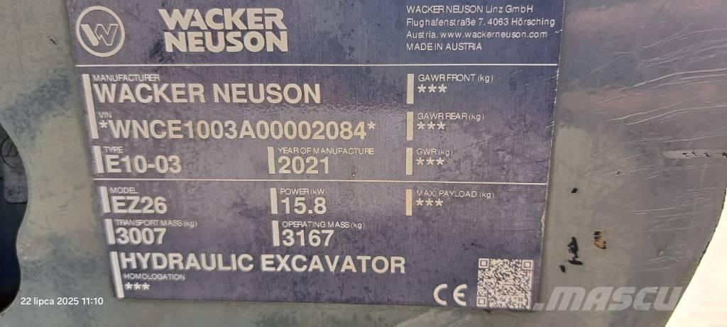 Wacker Neuson EZ 26 Raupenbagger