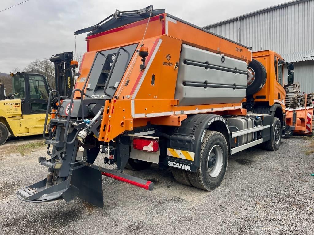 Scania P 410 Sand- und Salzstreuer