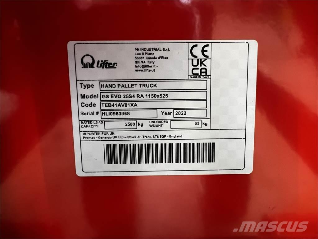 Pramac GS EVO 25 Handhubwagen