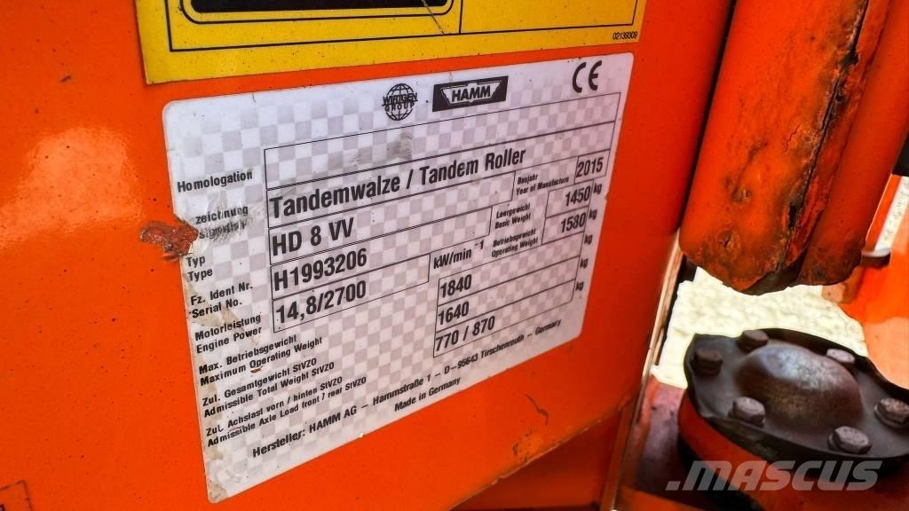 Hamm HD 8 VV Tandemwalzen