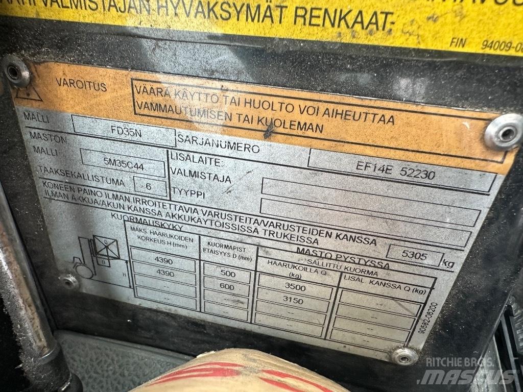 Mitsubishi FD 35 N Diesel heftrucks