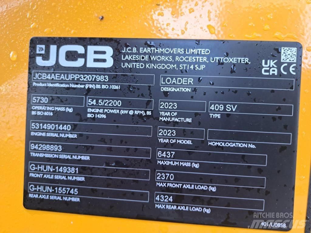 JCB 409 SV NE Radlader