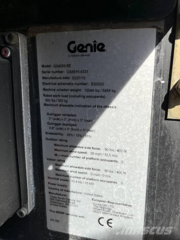 Genie GS 4069 BE Scheren-Arbeitsbühnen