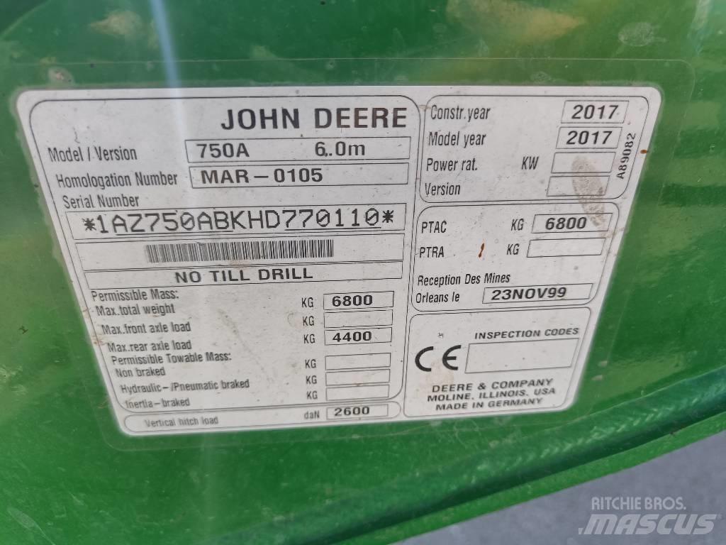 John Deere 750 A Drillmaschinen