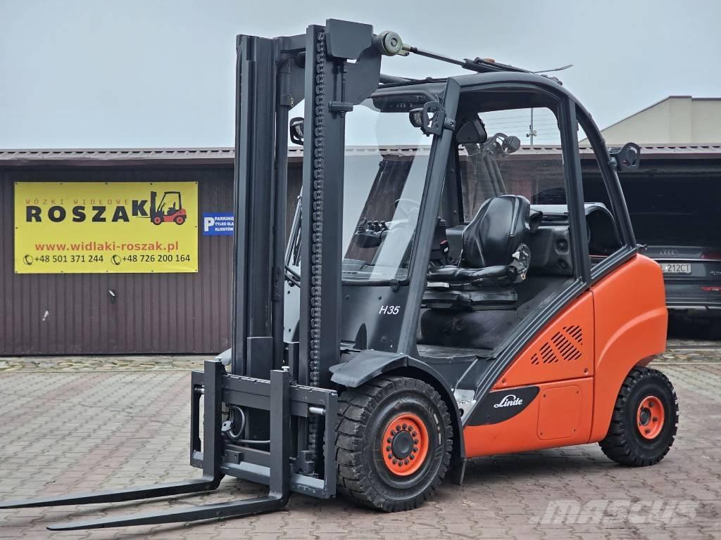 Linde H35T-02 LPG heftrucks