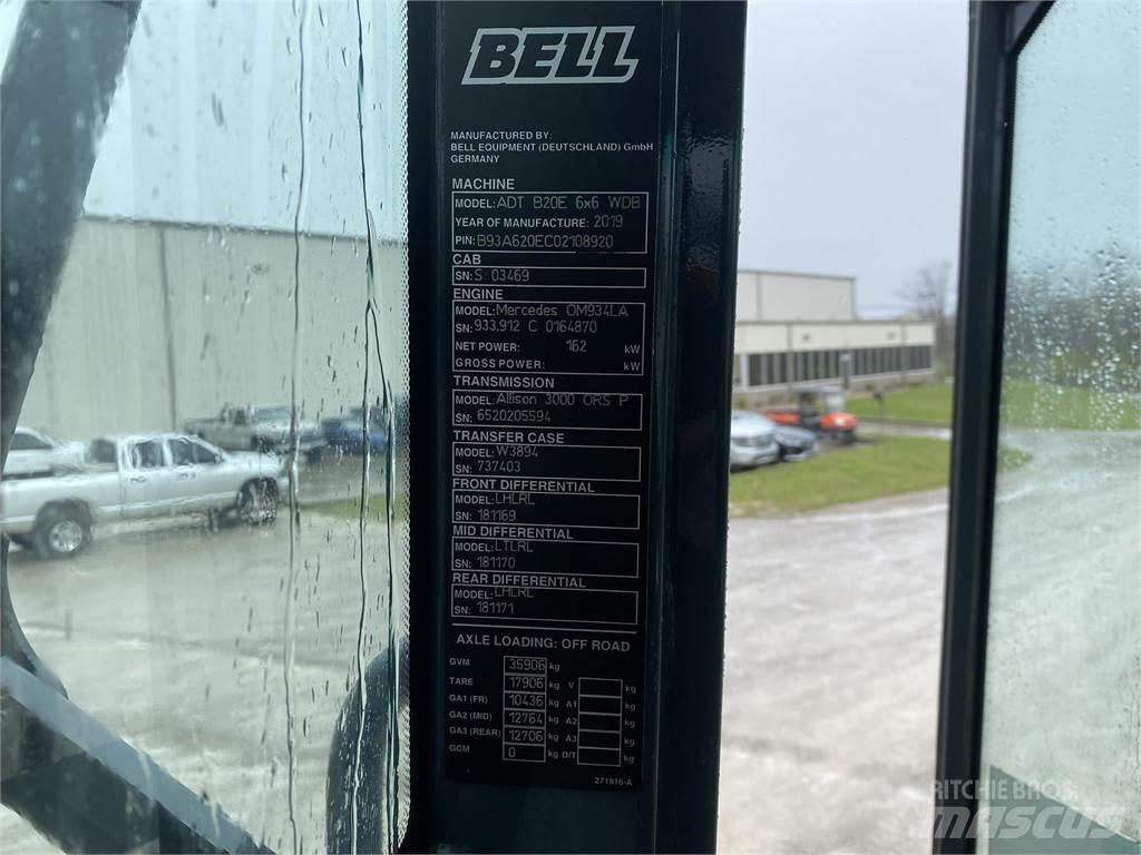 Bell B20E Dumper - Knickgelenk
