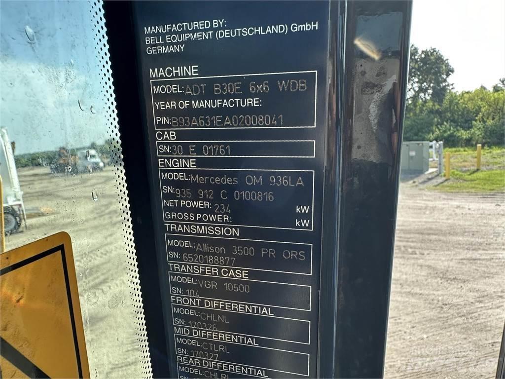 Bell B30E Dumper - Knickgelenk