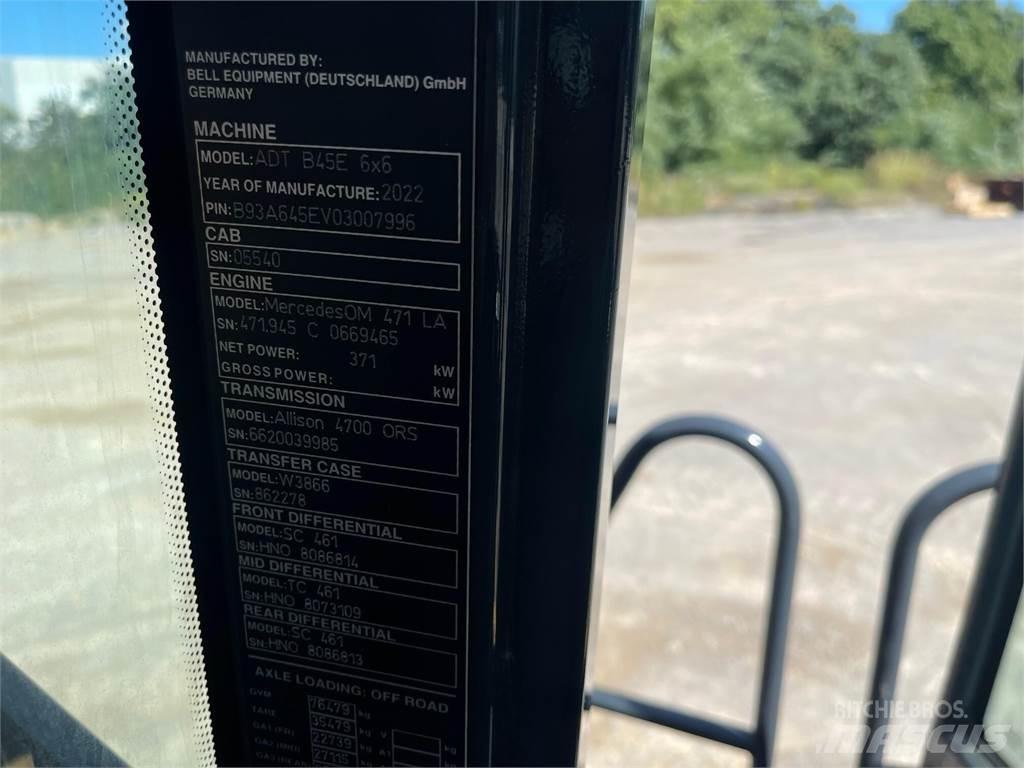 Bell B45E Dumper - Knickgelenk
