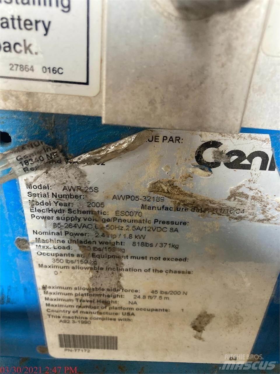 Genie AWP25S Personenaufzüge