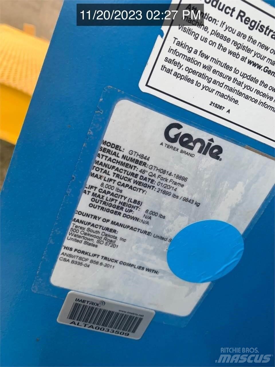 Genie GTH844 Teleskoplader