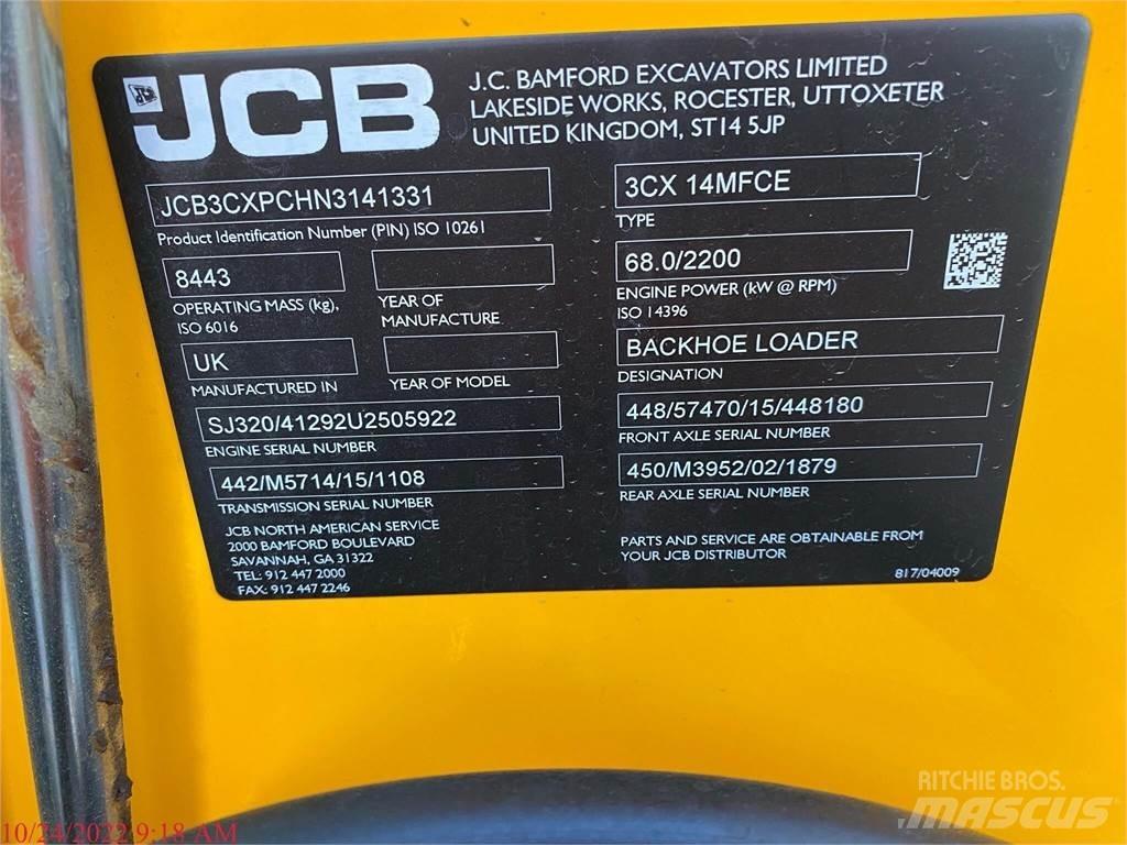 JCB 3CX14 Baggerlader