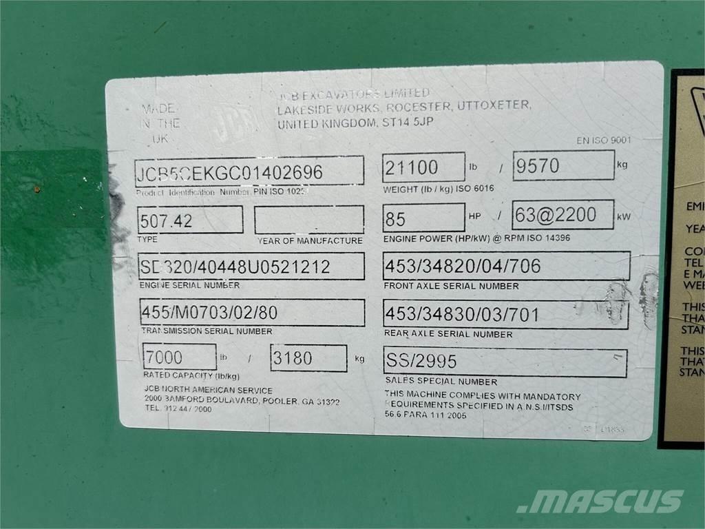 JCB 507-42 Teleskoplader