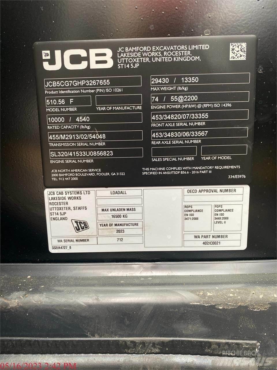 JCB 510-56 Teleskoplader