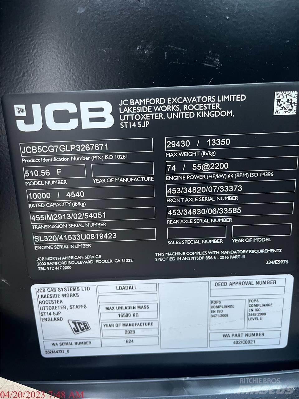 JCB 510-56 Teleskoplader