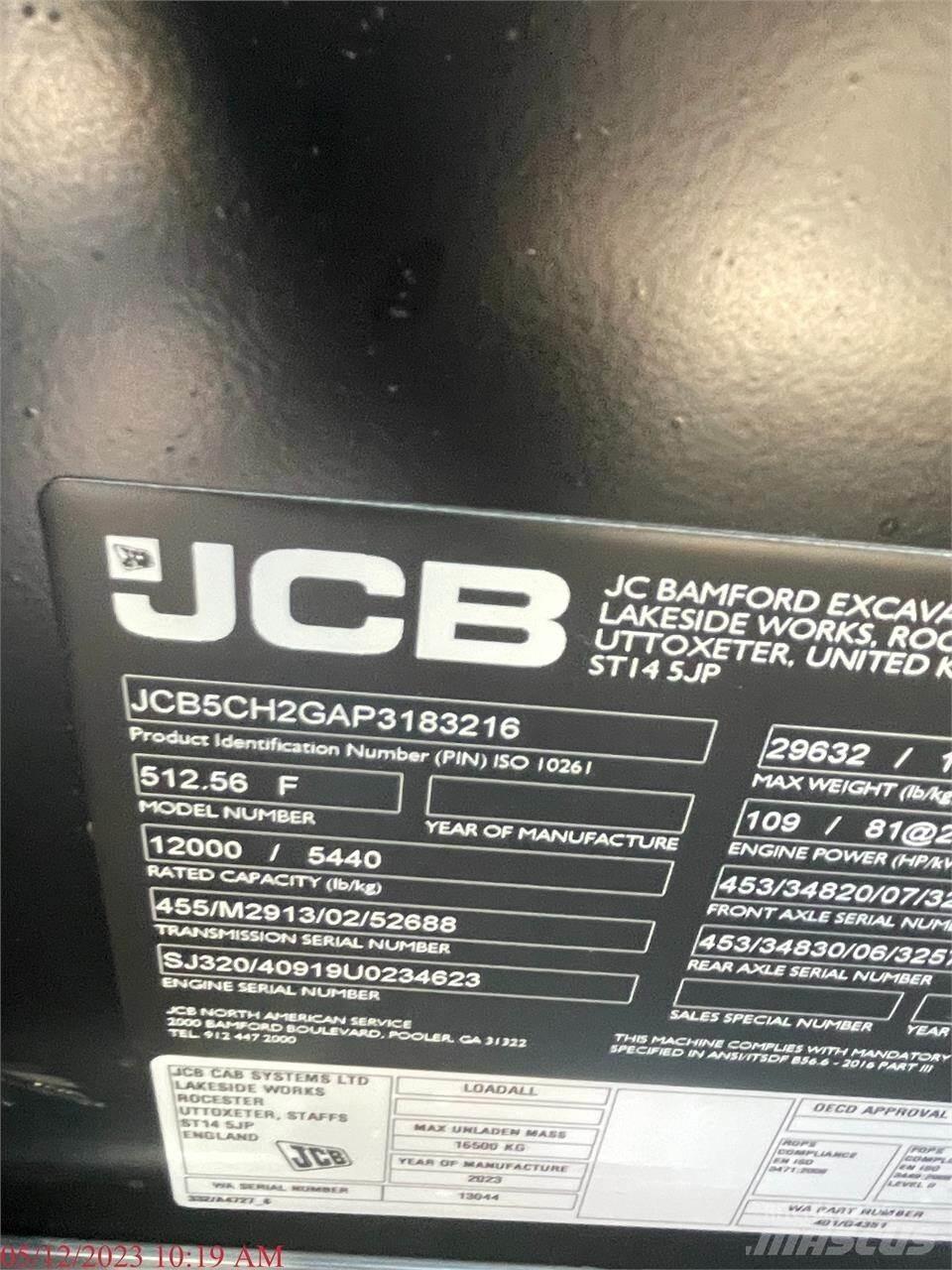 JCB 512-56 Teleskoplader