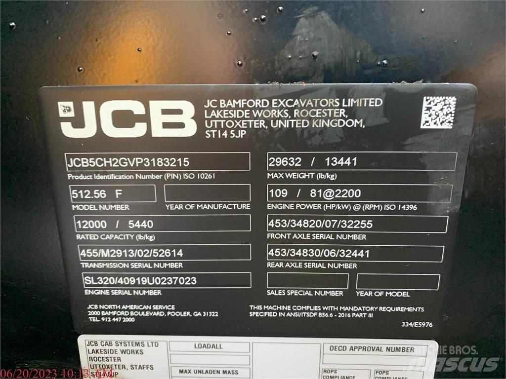 JCB 512-56 Teleskoplader