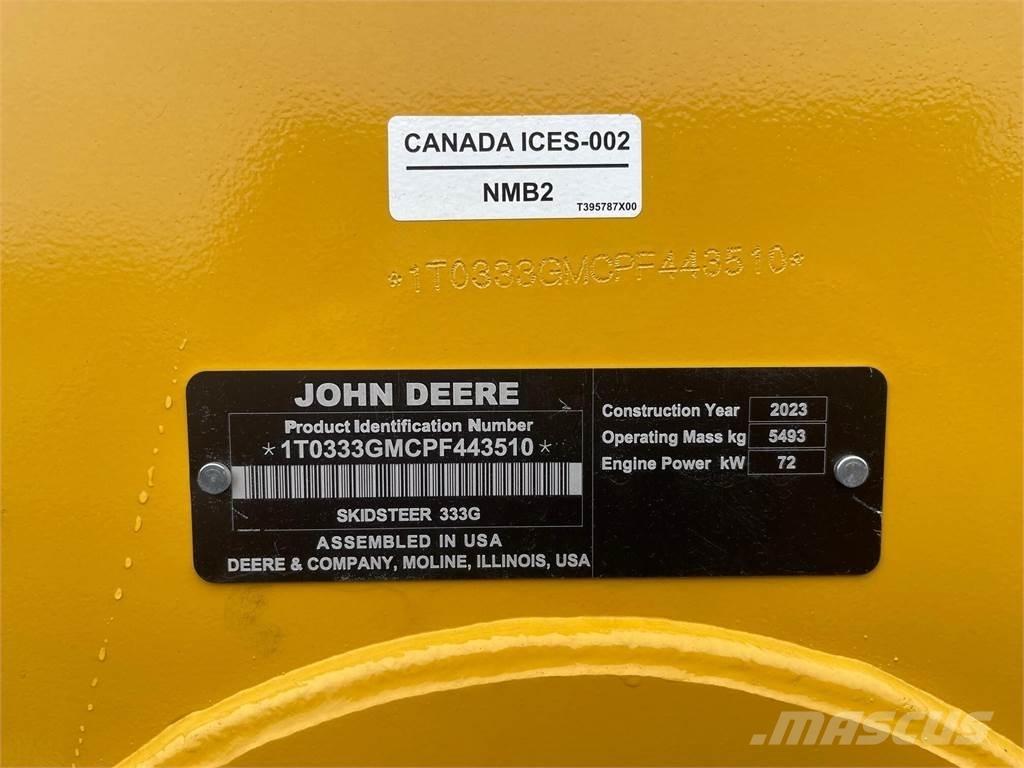 John Deere 333G Kompaktlader