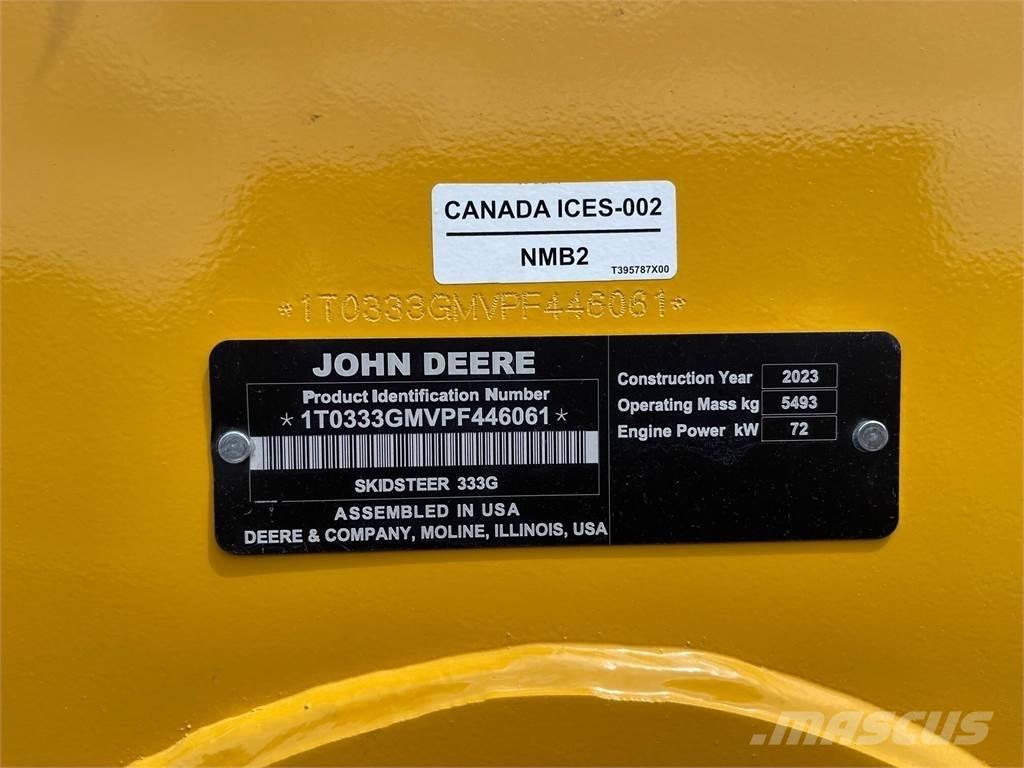 John Deere 333G Kompaktlader