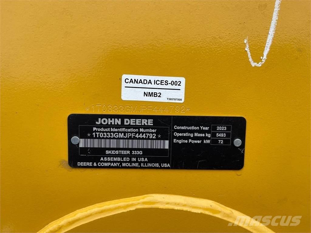 John Deere 333G Kompaktlader