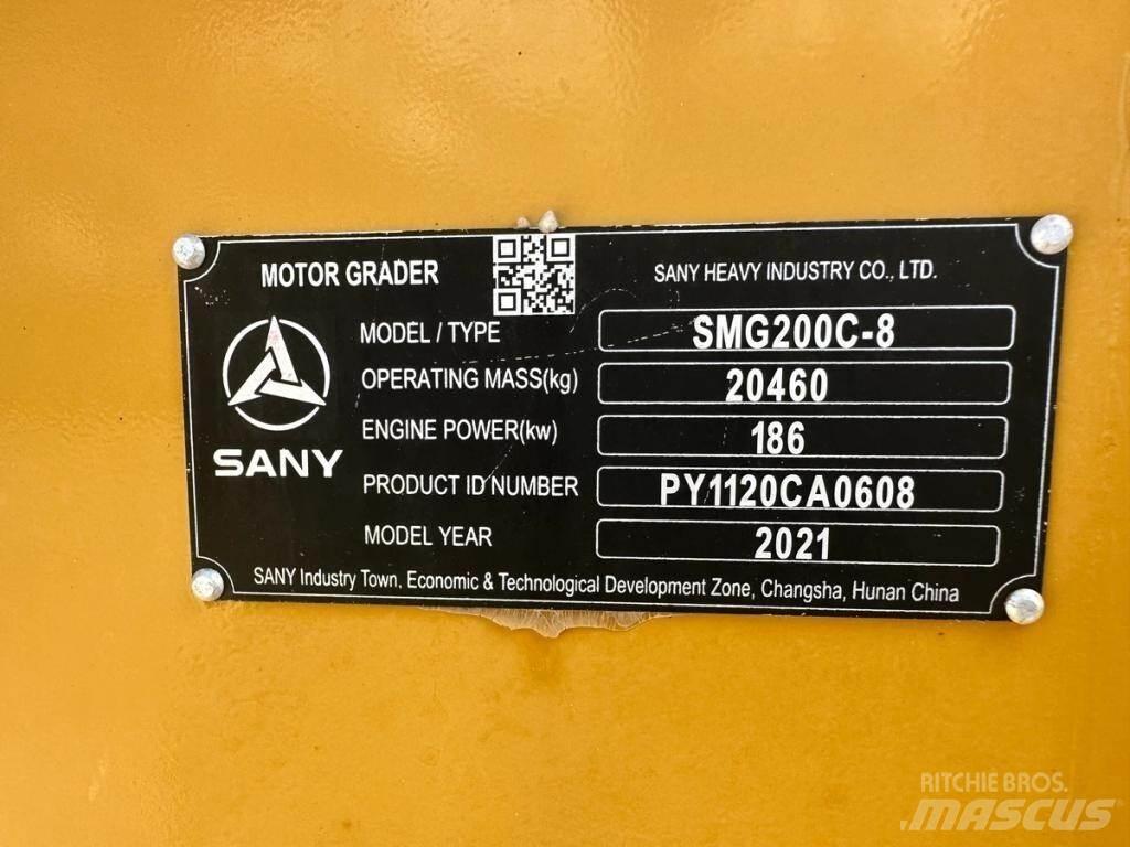 Sany SMG200C-8 Grader