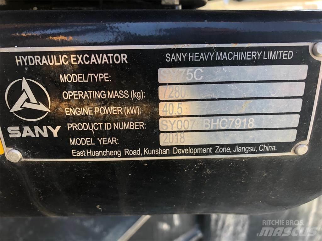 Sany SY75C Raupenbagger