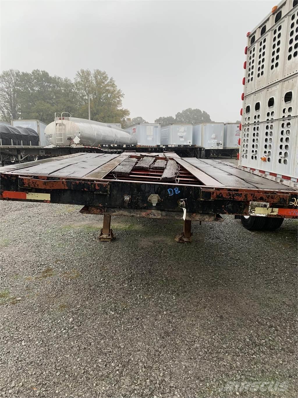  SHOP BUILT Tieflader-Auflieger