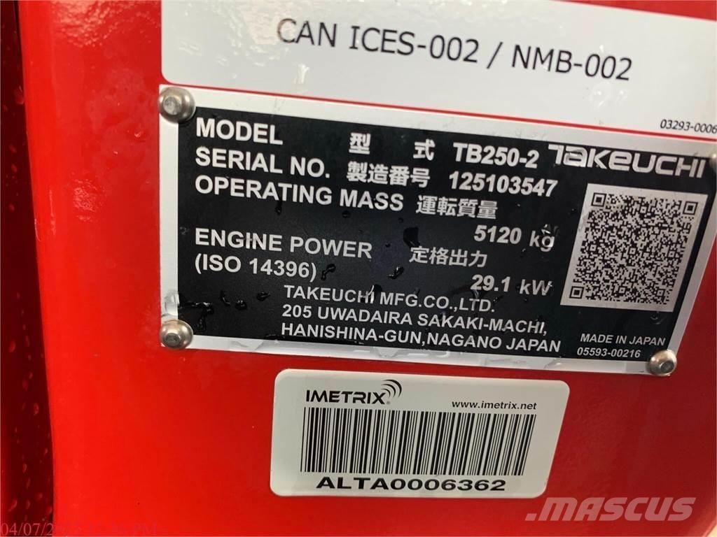 Takeuchi TB250-2 Minibagger < 7t