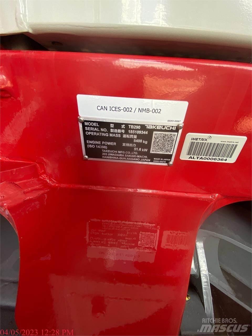 Takeuchi TB290 Raupenbagger