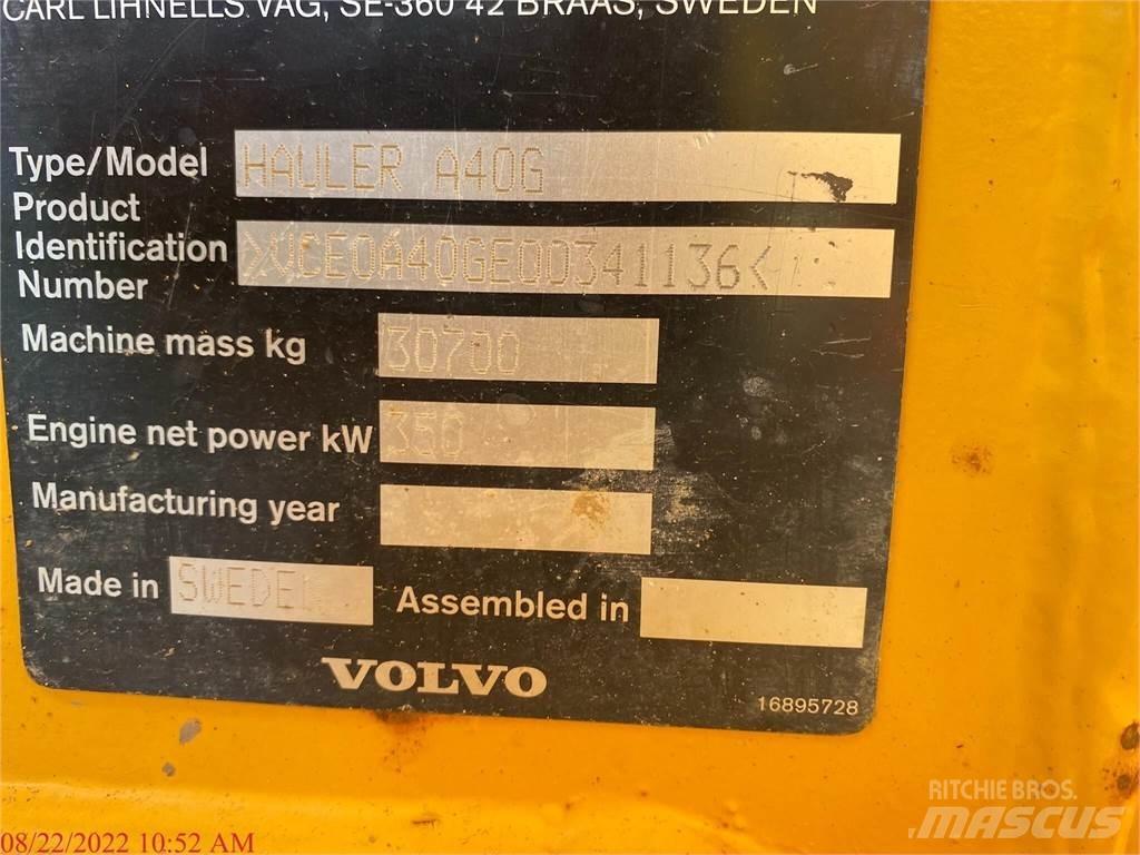 Volvo A40G Dumper - Knickgelenk