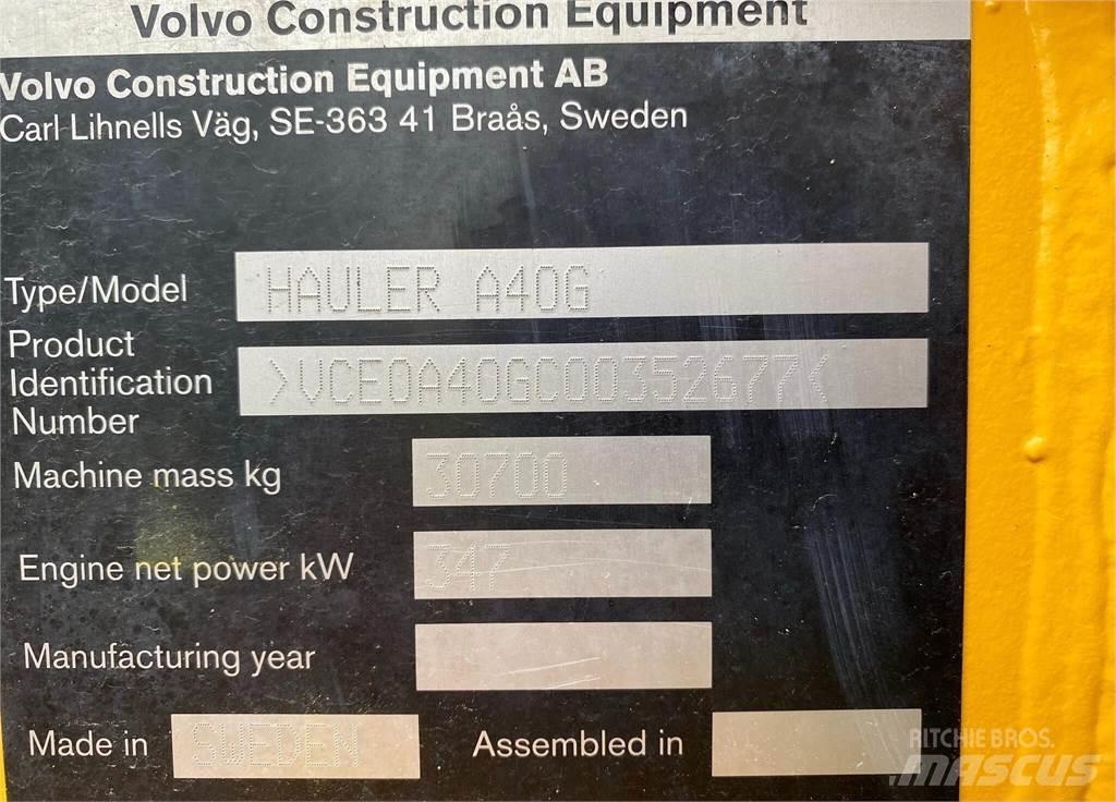 Volvo A40G Dumper - Knickgelenk