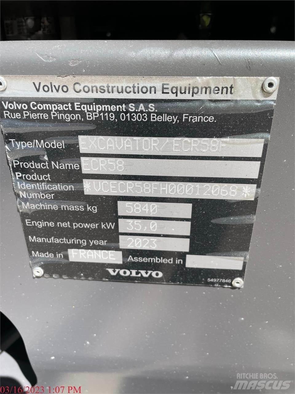 Volvo ECR58F Raupenbagger