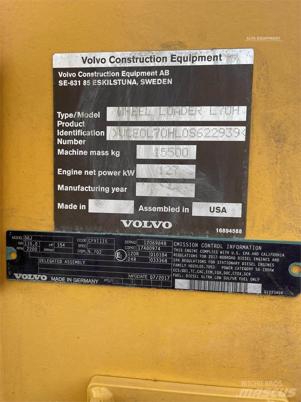 Volvo L70H Radlader