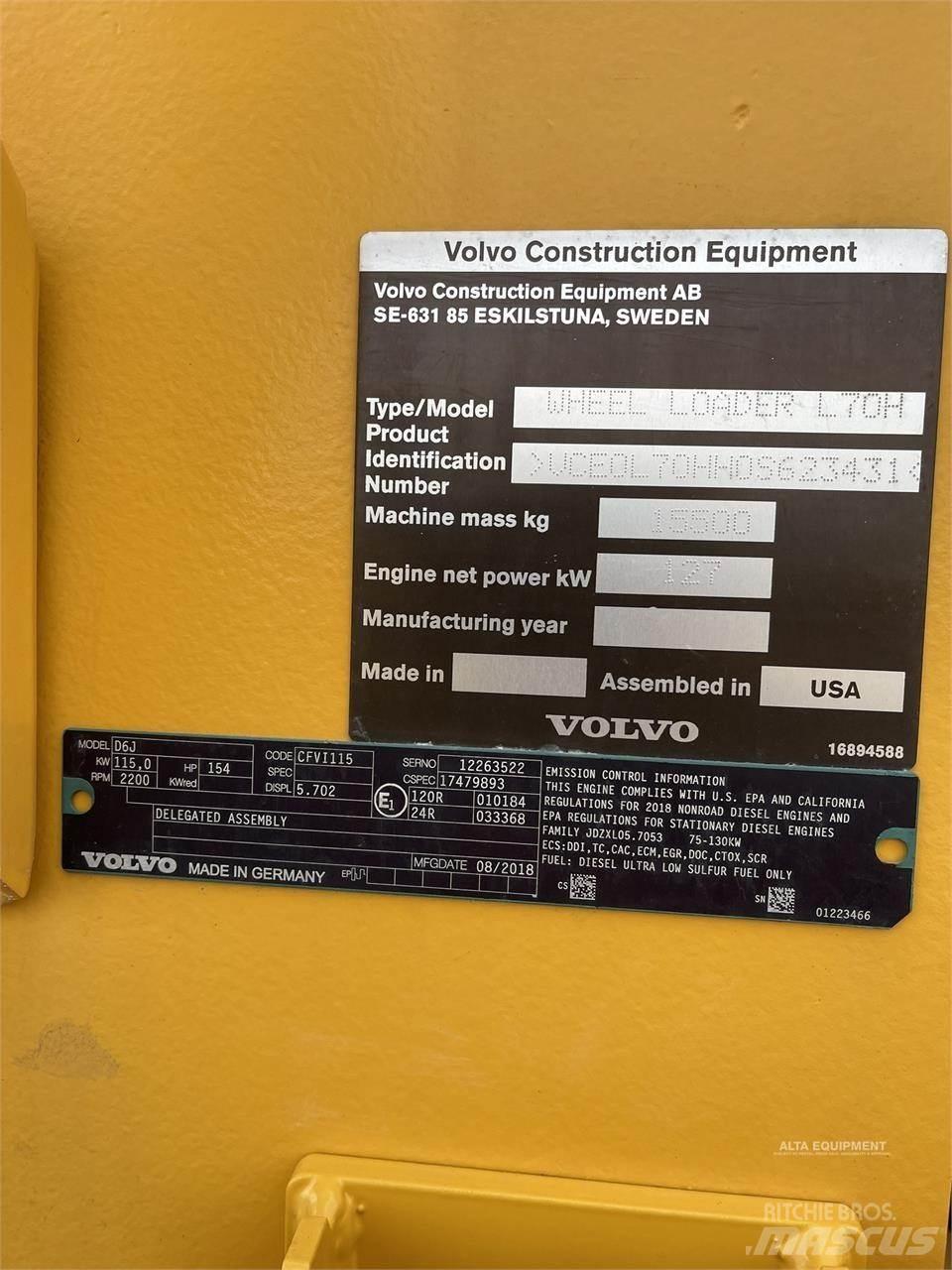 Volvo L70H Radlader