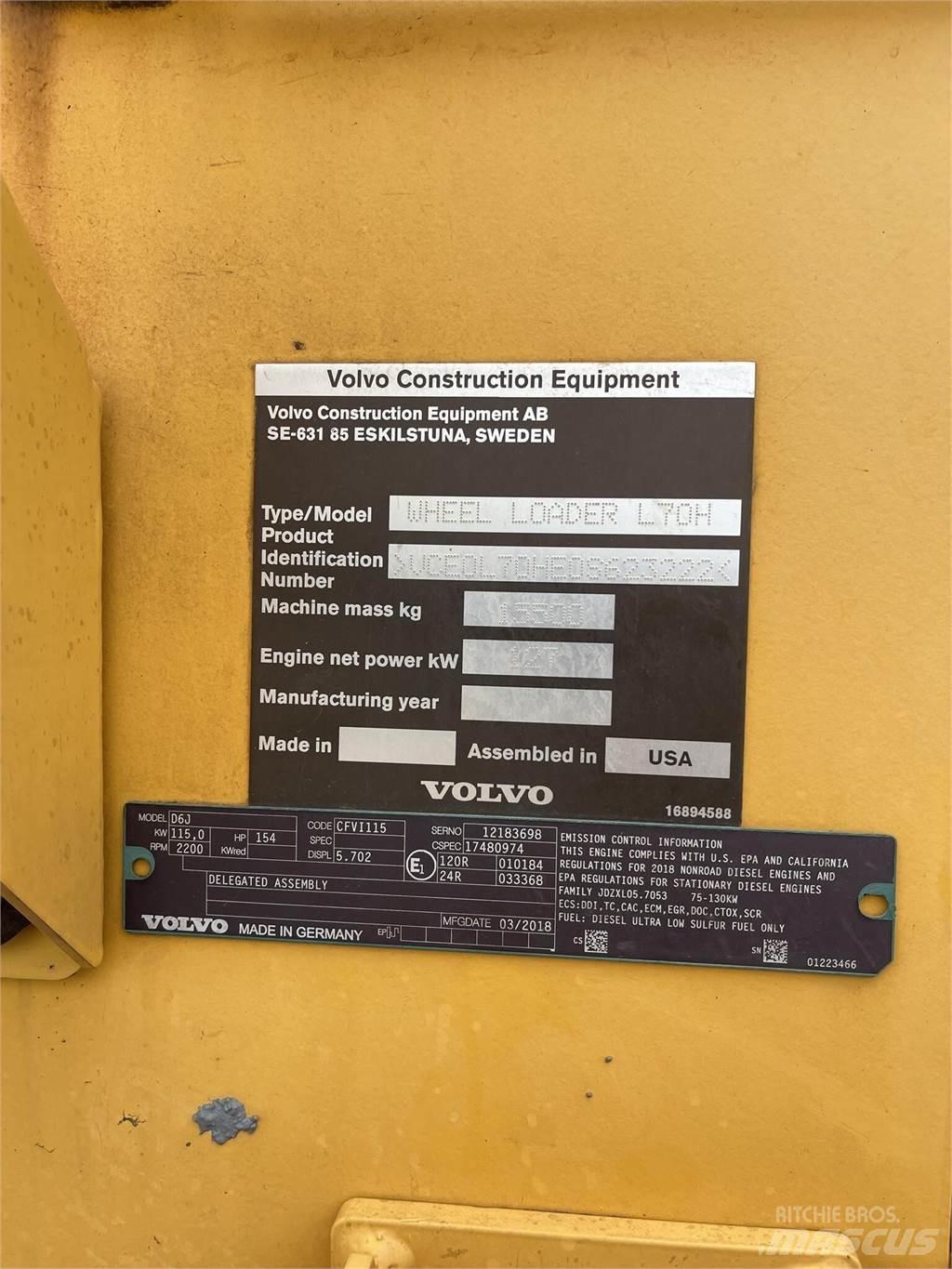 Volvo L70H Radlader