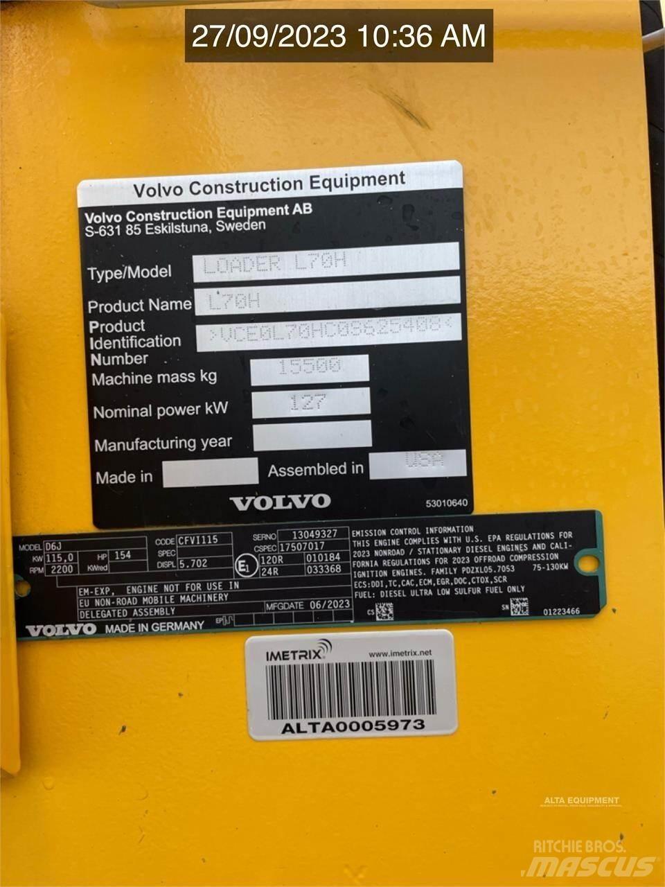 Volvo L70H Radlader
