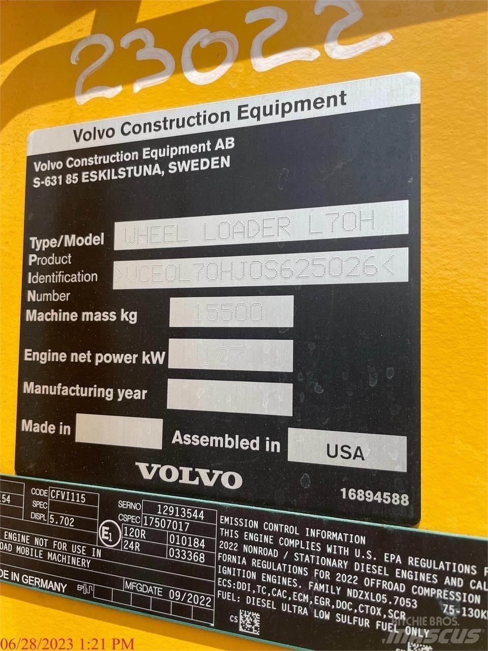 Volvo L70H Radlader