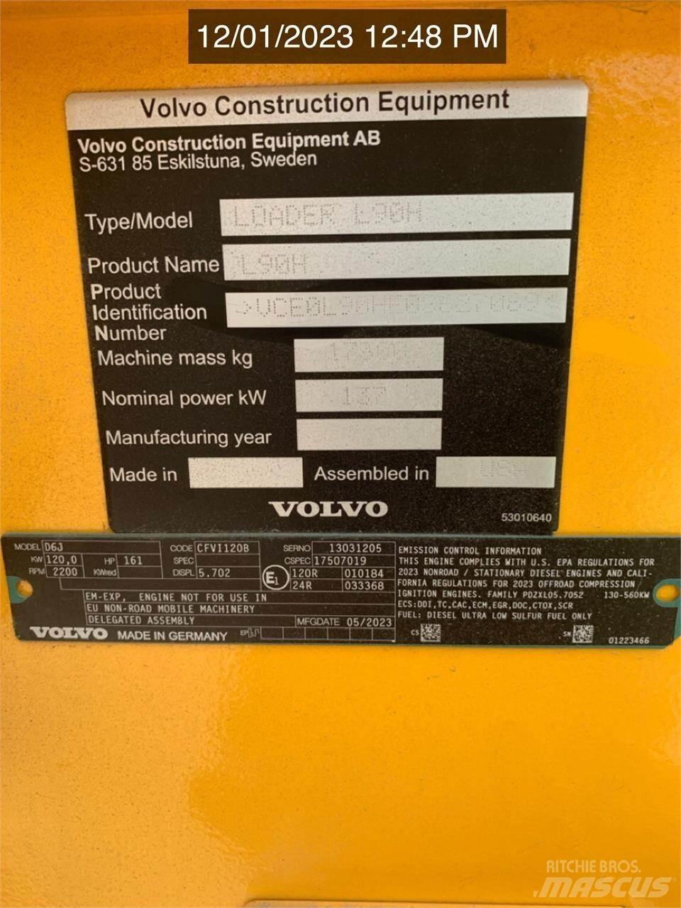 Volvo L90H Radlader