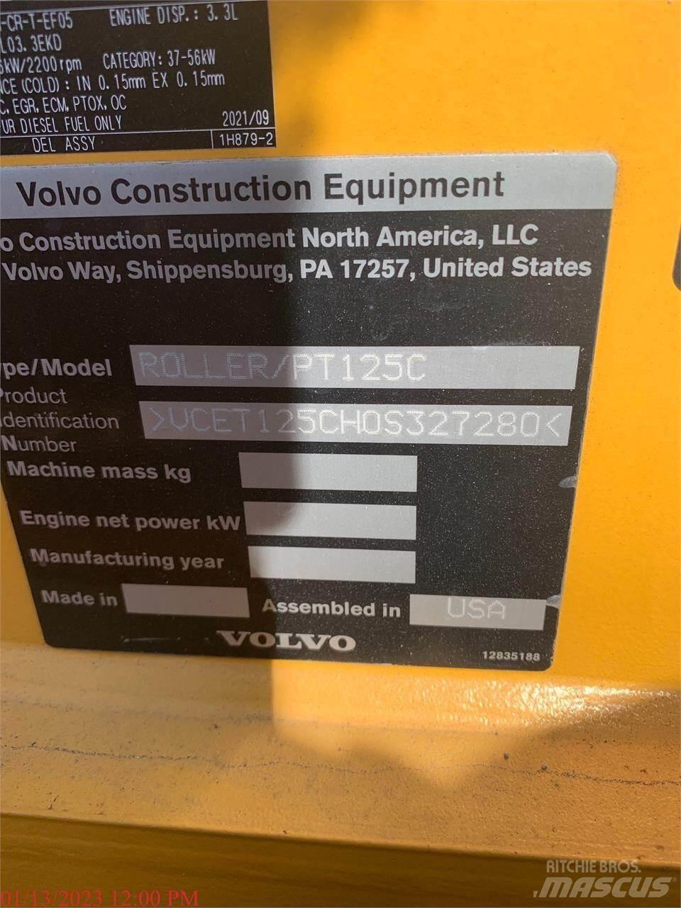 Volvo PT125C Gummiradwalzen
