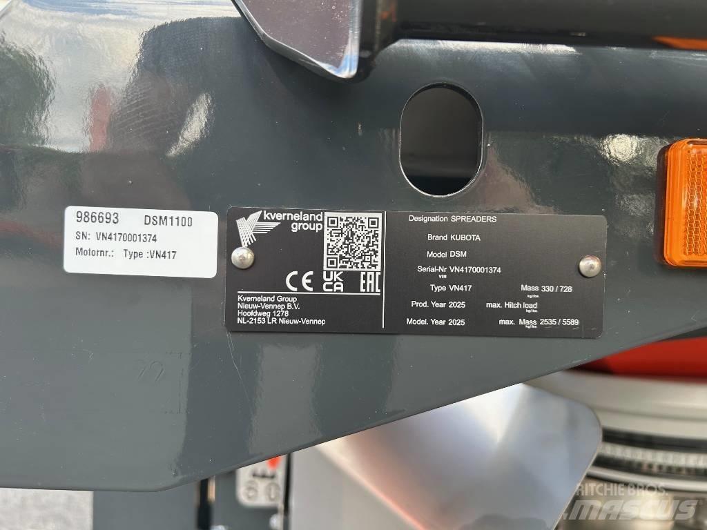 Kubota DSM 1100 Mineraldüngerstreuer