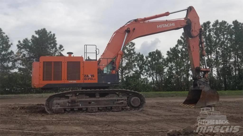 Hitachi ZX 670 Raupenbagger